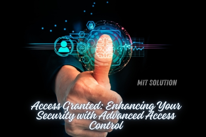 Close-up of a person's hand giving a thumbs-up with a digital interface overlay, symbolizing advanced access control technology. Enhance your security with cutting-edge access control systems from MIT Solution in Dindigul