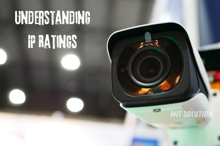 MIT Solution in Dindigul, Tamil Nadu, explaining the importance of IP ratings for CCTV cameras and security systems. MIT Solution provides IP-rated, weatherproof, and waterproof surveillance solutions to ensure durability and protection in all environments